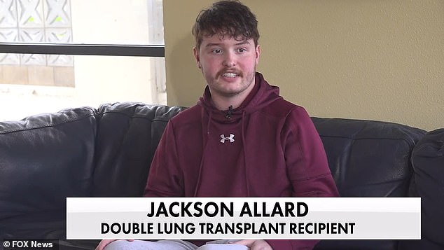 The permanent damage to his lungs required a double transplant, a rare event for such a young person