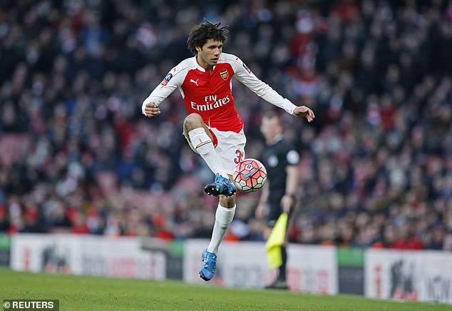 Elneny made 161 appearances in all competitions for the Gunners, scoring six goals