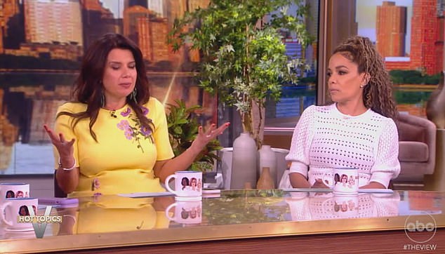 Ana (left) didn't hold back when her cohost Sunny Hostin claimed Ben and Jennifer are 'madly in love'