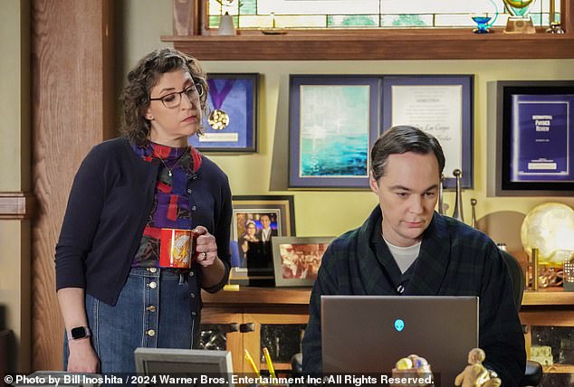 Jim Parsons and Mayim Bialik reprized their Big Bang Theory characters Sheldon Cooper and Amy Fowler for the first time in five years