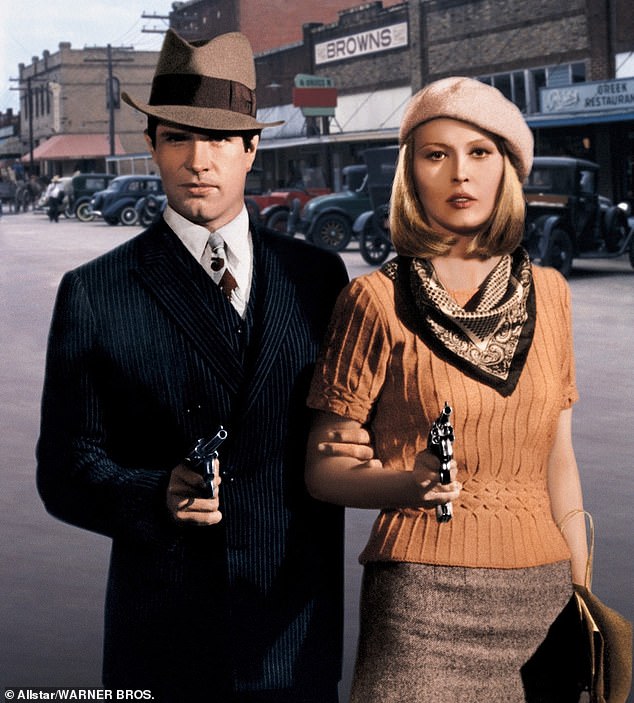 Bonnie and Clyde with Warren Beatty and Dunaway in 1967;  Jane Fonda was ready for her role, but didn't get it because the director wanted Faye