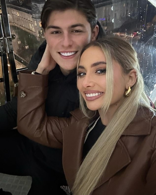 Rees-Zammit's ex-girlfriend, YouTuber Saffron Barker, confirmed their split in March