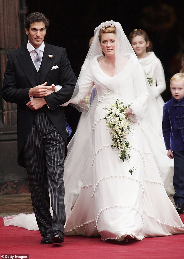 The wedding of Lady Tamara Grosvenor and Edward van Cutsem.  The King and Queen chose to decline their invitations to the 2004 wedding