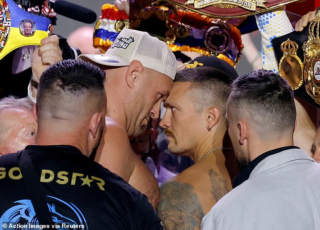 Fury and Usyk will face off in a huge heavyweight showdown in Riyadh on Saturday