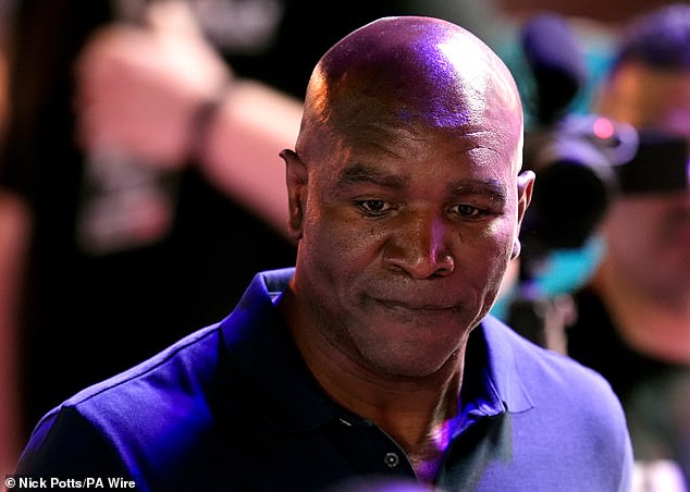 Former world heavyweight and cruiserweight champion Evander Holyfield couldn't decide