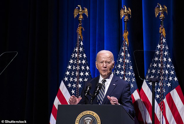 Biden delivers a speech at the National Museum of African American History and Culture in Washington, DC.  It's part of his efforts to shore up support among black voters