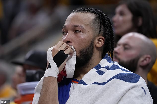 Jalen Brunson led the sorely short-handed Knicks by scoring 31 points on 11-of-26 shooting
