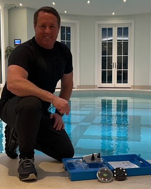 Swimming pool expert Pete Simpson