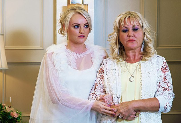 The much-loved actress played seamstress Beth Sutherland (right) in the ITV soap for 12 years