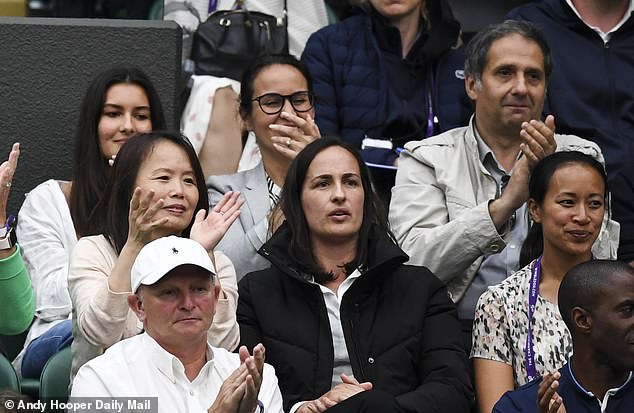 She also opened up about her upbringing, revealing how her parents Renee (middle left) and Ian (top right) were 'so pushy', but added that she feels it has shaped her into the players she is.