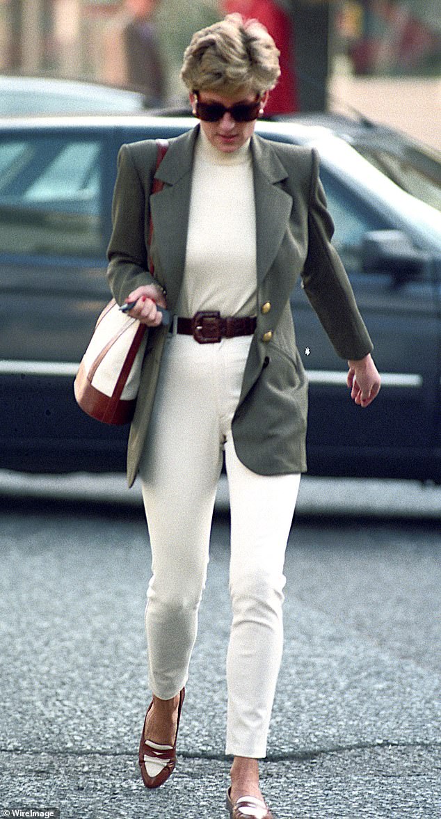 In the autumn of 1994, the late Princess of Wales was shopping in Knightsbridge wearing a very similar ensemble