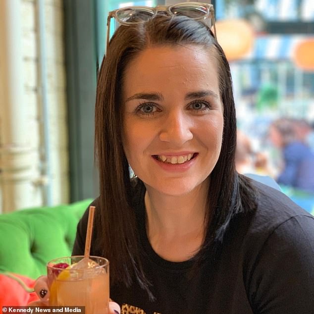 Mrs Owen (pictured) claims the challenge spotted on TikTok could have scarred her daughter for life