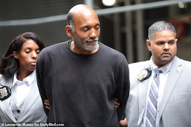 Williams, who was photographed being walked by police at the 13th Precinct in New York City on Friday, was hit with a second-degree assault charge
