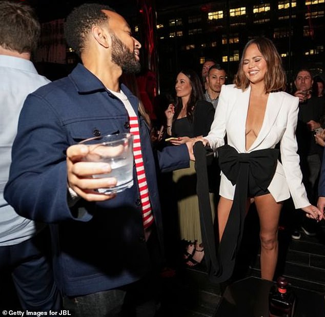 They shared laughs and struck silly poses for the camera that evening at the JBL PartyBox series launch party, hosted at Manhattan's PHD Rooftop Lounge