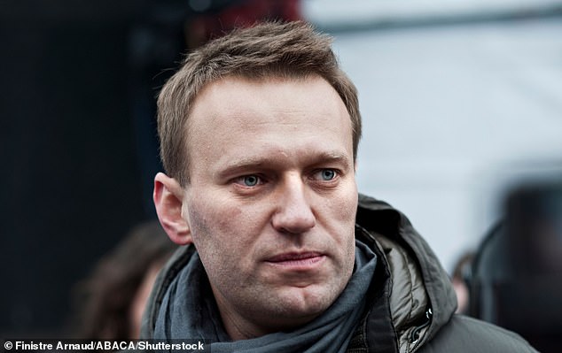 Navalny pictured at a rally in St. Petersburg in 2012. He died at the age of 47 in an Arctic prison camp in February