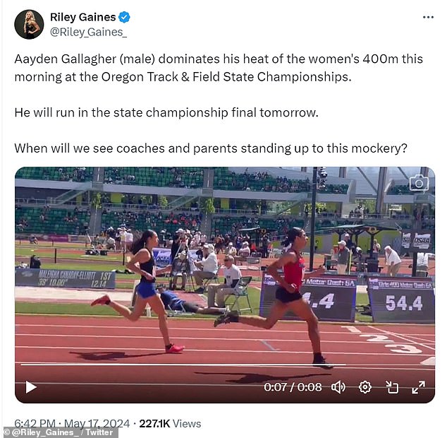 Gaines claimed that Gallagher 