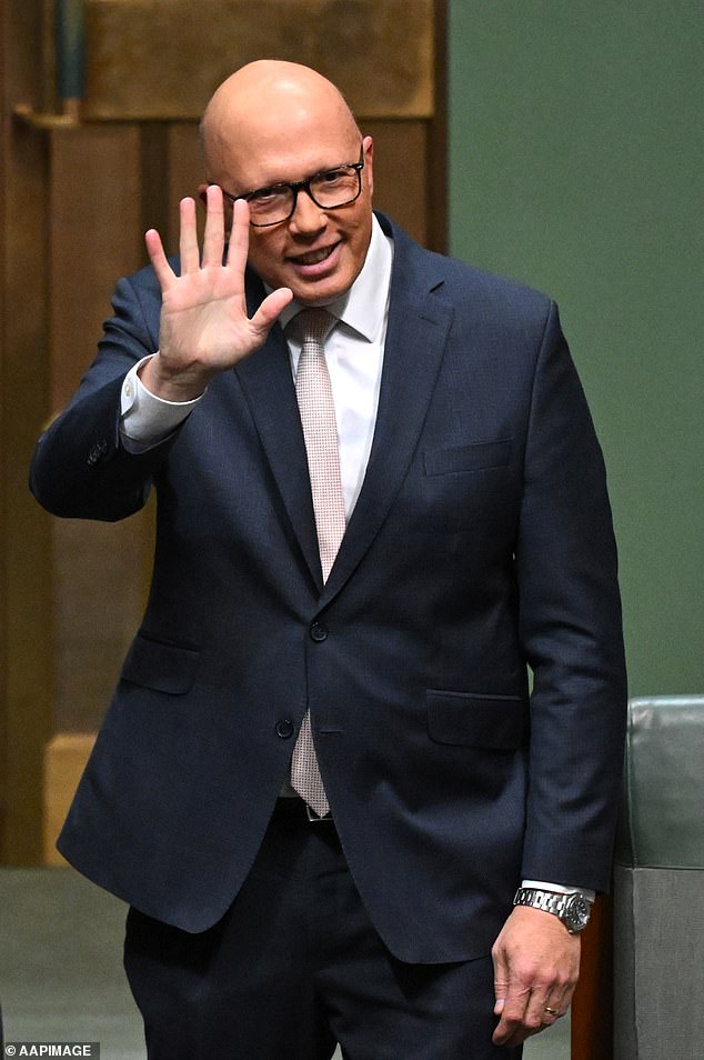 The opposition tried to condemn debt in Labor's budget forecasts, but the last coalition government delivered nothing but deficits (Peter Dutton is pictured)