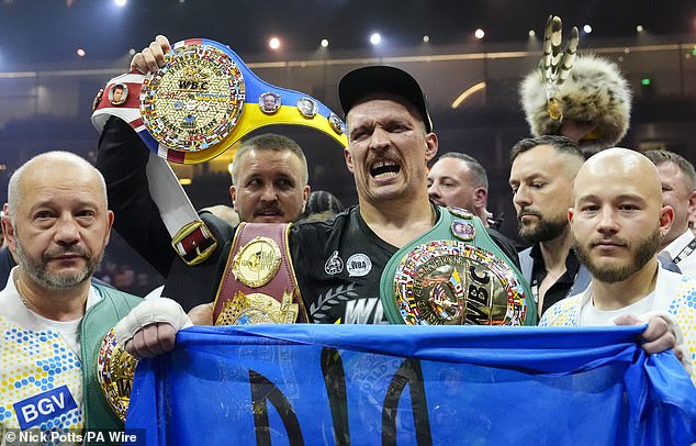 Usyk has previously spoken about the conflict in his country, saying he 