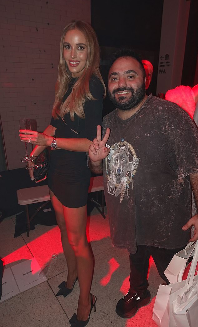 Ali Daher (right) spent the week interviewing stars at Fashion Week, including Rebecca Judd (left), but it was the off-the-record comments from other guests that really left an impression on him