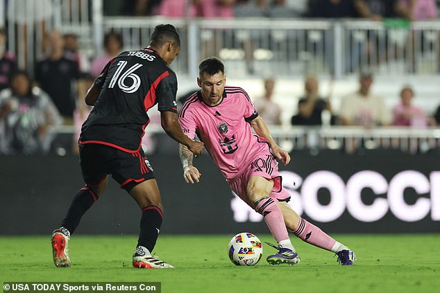 Messi was tightly marked for most of the match and was unable to get on the scoresheet