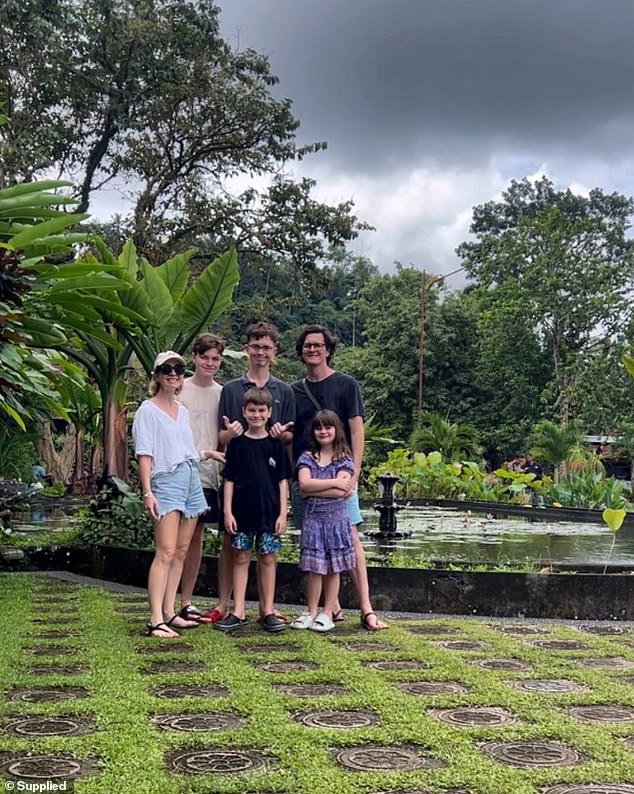 The family 'doesn't really miss anything' about Australia and has not yet set an 'end date' for their holiday