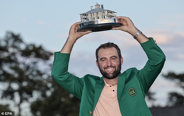 Bowser was there to see Scottie Scheffler win the Masters at Augusta National Golf Club