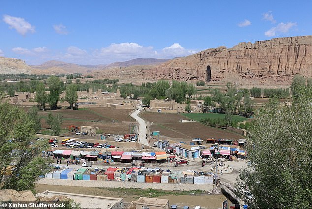 Bamyan City (pictured) is a UNESCO World Heritage Site and is known for the two giant Buddhist statues destroyed by the Taliban in 2001