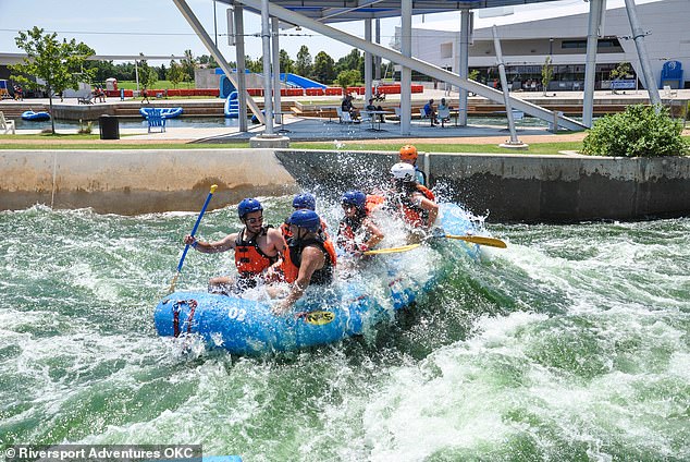 You can even go whitewater rafting on the Oklahoma River in downtown Oklahoma City