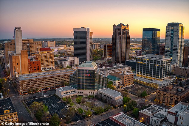 Birmingham, Alabama, with a population of just over 1.1 million, came in second on the list, with the average apartment rent at $1,032 — a 33 percent discount to the national average