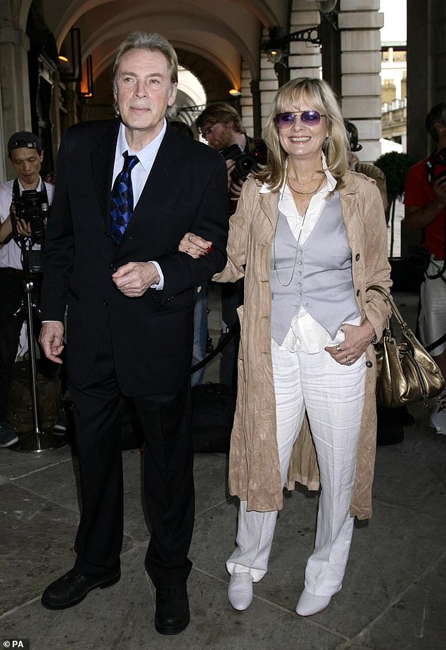 Twiggy married the actor in 1988, following the death of her first husband Michael Witney five years earlier (pictured in 2007)