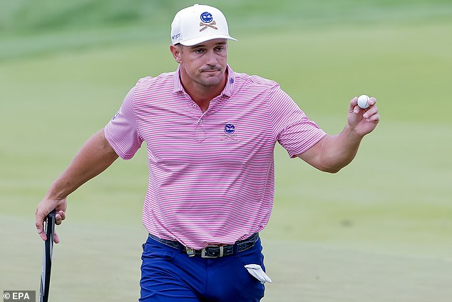 DeChambeau's four-under 67 and Friday's six-under 65 keep him in the mix