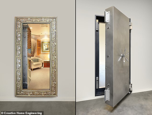 A mirror safe designed by Creative Home Engineering