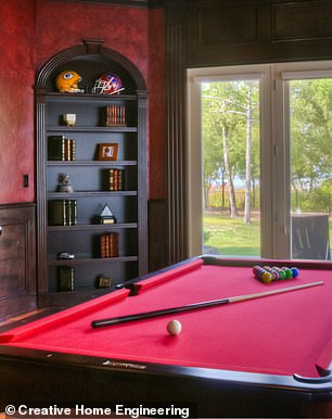 A billiard room is the place for a panic room