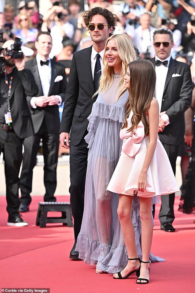 It marks Marlowe's first-ever red carpet appearance, with her famous mother only showing her face for the first time in a spread for Vogue in July 2020