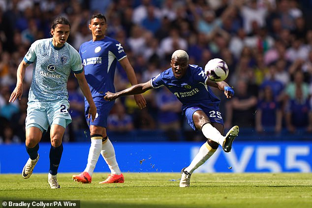 Moises Caicedo got the Blues off to a brilliant start after just 17 minutes with a stunning long-range effort
