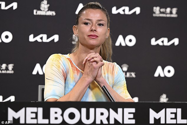 The former world number 26 has also been embroiled in controversy over her vaccination status