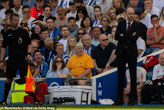 Erik ten Hag (right) has plenty to think about with the FA Cup final yet to come for United