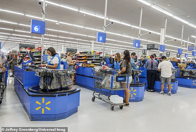 In two stores, in Missouri and Ohio, Walmart will completely replace self-checkout machines with 