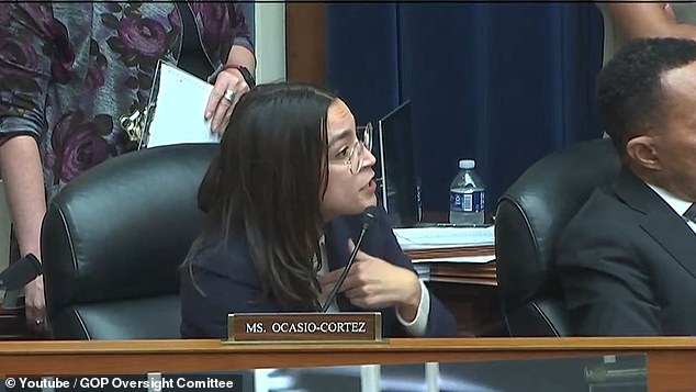 Rep. Ocasio-Cortez jumped to Rep. Crockett's defense on Thursday after Greene's attack on her performance, calling it 