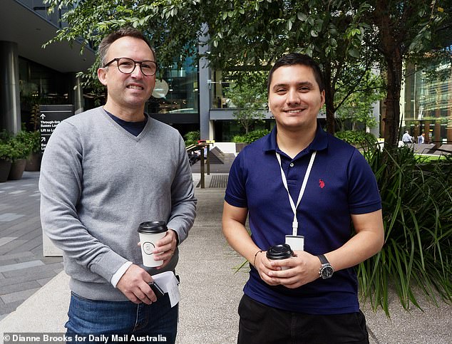 Architect Nuno (left) said his industry needed a concerted effort to create 'great spaces', adding that working in an office meant he could mentor younger architects