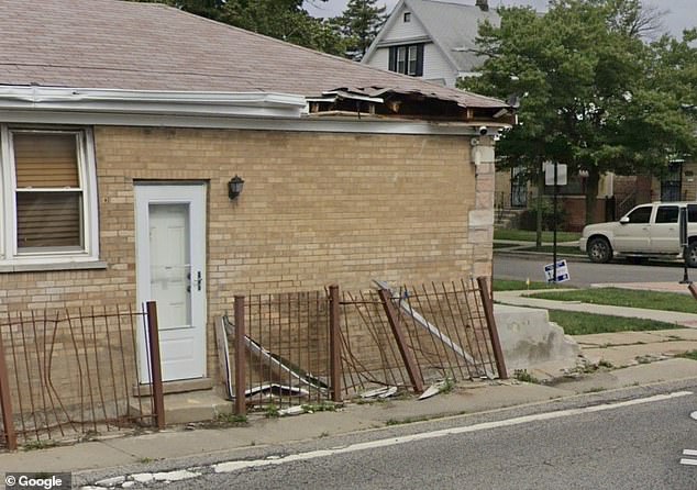 The semi-trucks are so big that they often collide with the house when making a U-turn