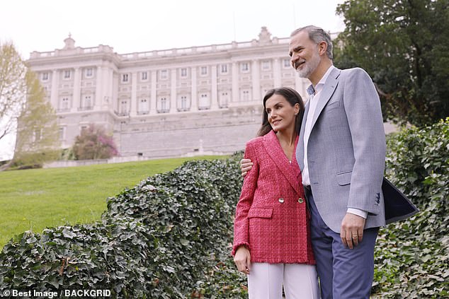 Earlier this year, the family was rocked by allegations – by Letizia's brother-in-law – of an affair, but the king and queen have not publicly responded to the rumors