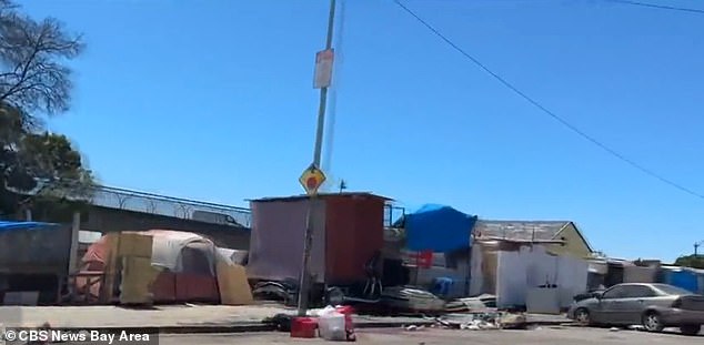 Currently, the encampment (pictured) stretches for about three blocks on E. 12th Street and has only continued to grow, despite some previous efforts by the city to clear it.