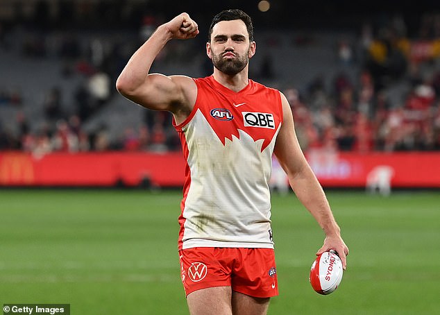 Former No. 1 draft pick Paddy McCartin had to leave the game twice due to concussion, first with St Kilda and later after a comeback with the Sydney Swans