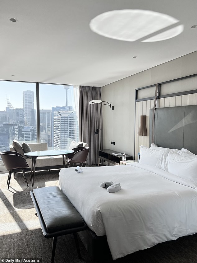 This high-floor waterfront suite is simply breathtaking and features floor-to-ceiling windows, a plush king-size bed guaranteed to give you the best night's sleep of your life, and little meticulous details like fitness kits hidden in every corner.