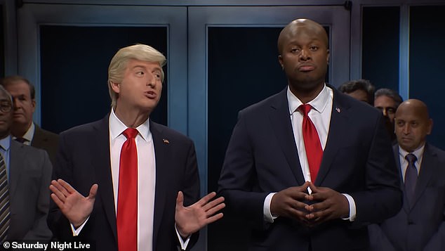 Johnson as Trump and Devon Walker plays Senator Tim Scott on SNL