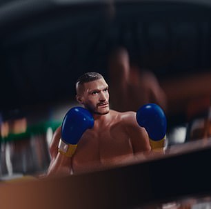 Usyk has lent his likeness to a statuette in the watch