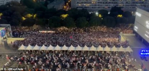 Thousands of fans were stuck outside Stade Velodrome ahead of England's match against Argentina