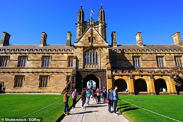 A large number of people applying for asylum are international students, with those with Indian and Chinese passports most likely to apply (photo, University of Sydney)