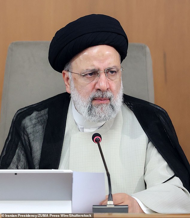 Iranian President Ebrahim Raisi (pictured) was killed on Sunday after a helicopter carrying him and other officials crashed in Iran's mountainous northwest.